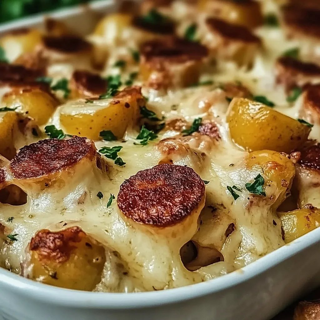Kartoffel-Wurst-Auflauf
