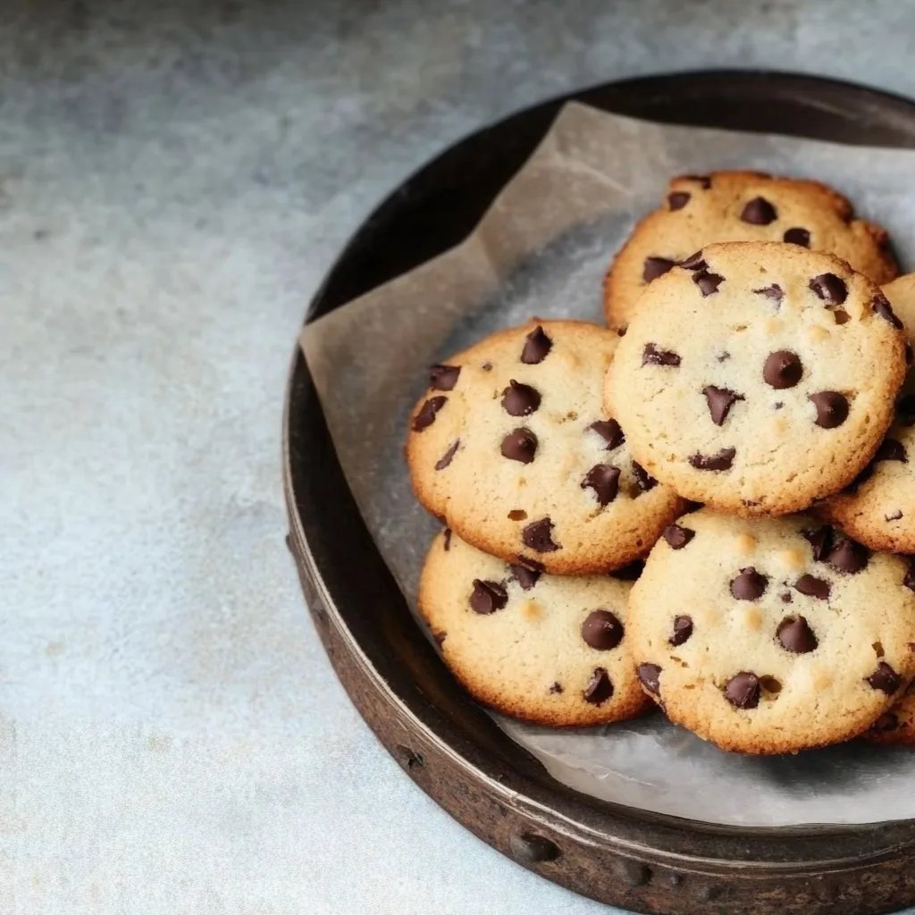 Knusprige Kekse mit Schokostückchen