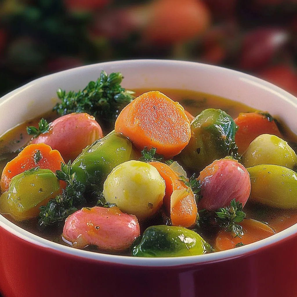 Rosenkohl-Topf mit Mettenden