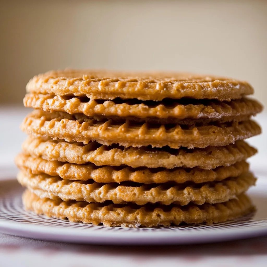 Hausgemachte Stroopwafels