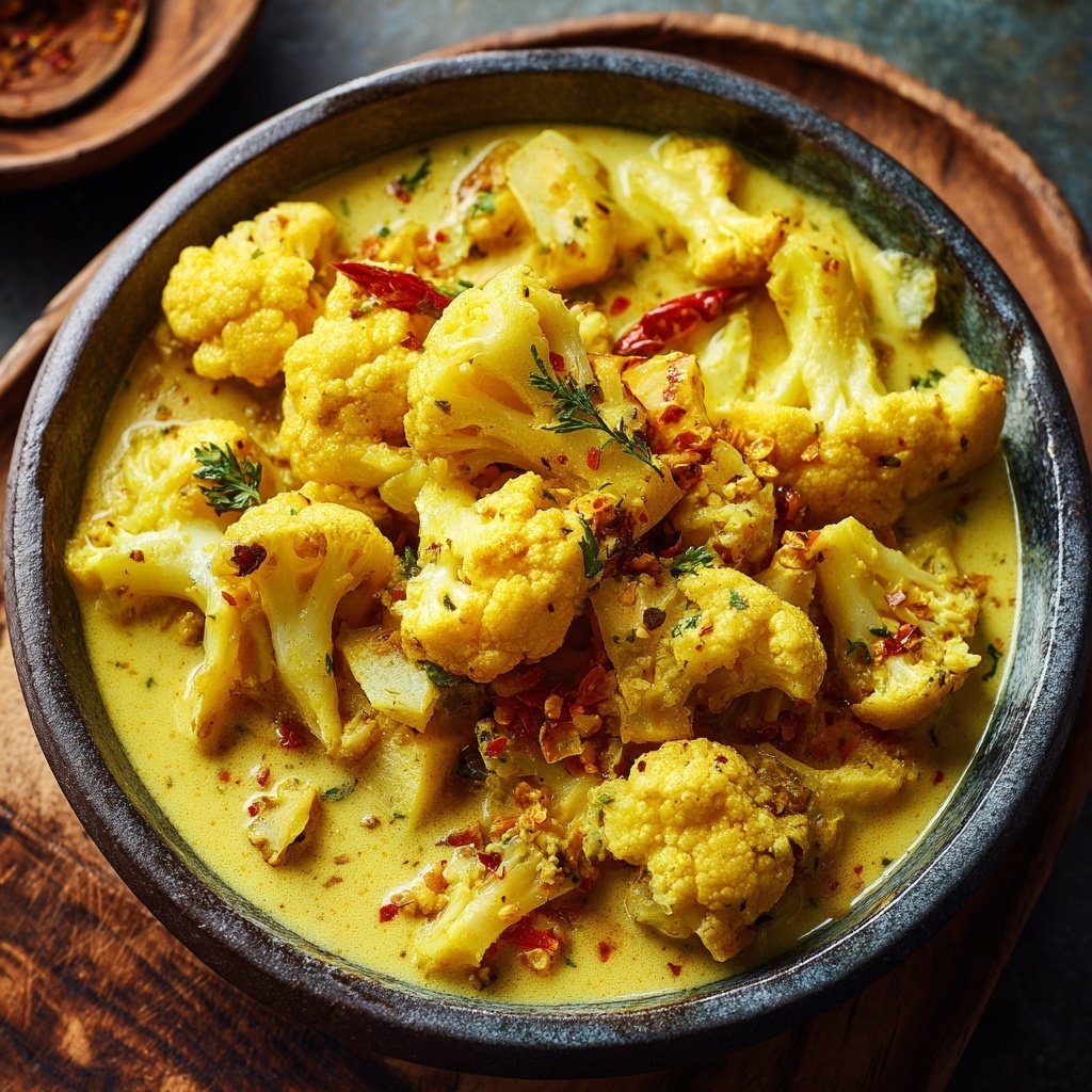 Blumenkohl Curry Mit Kokosmilch