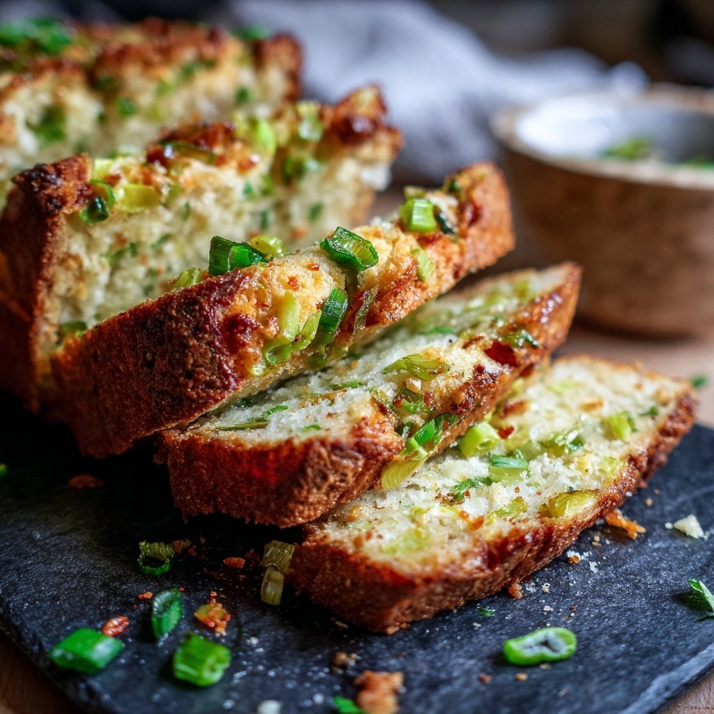 Zupfbrot Mit Lauchzwiebeln