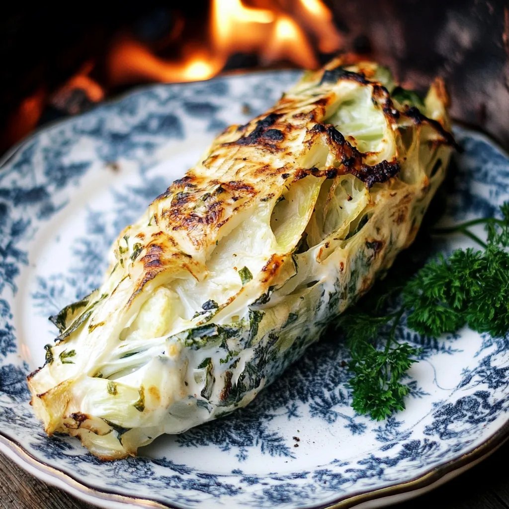 Spitzkohl aus dem Ofen