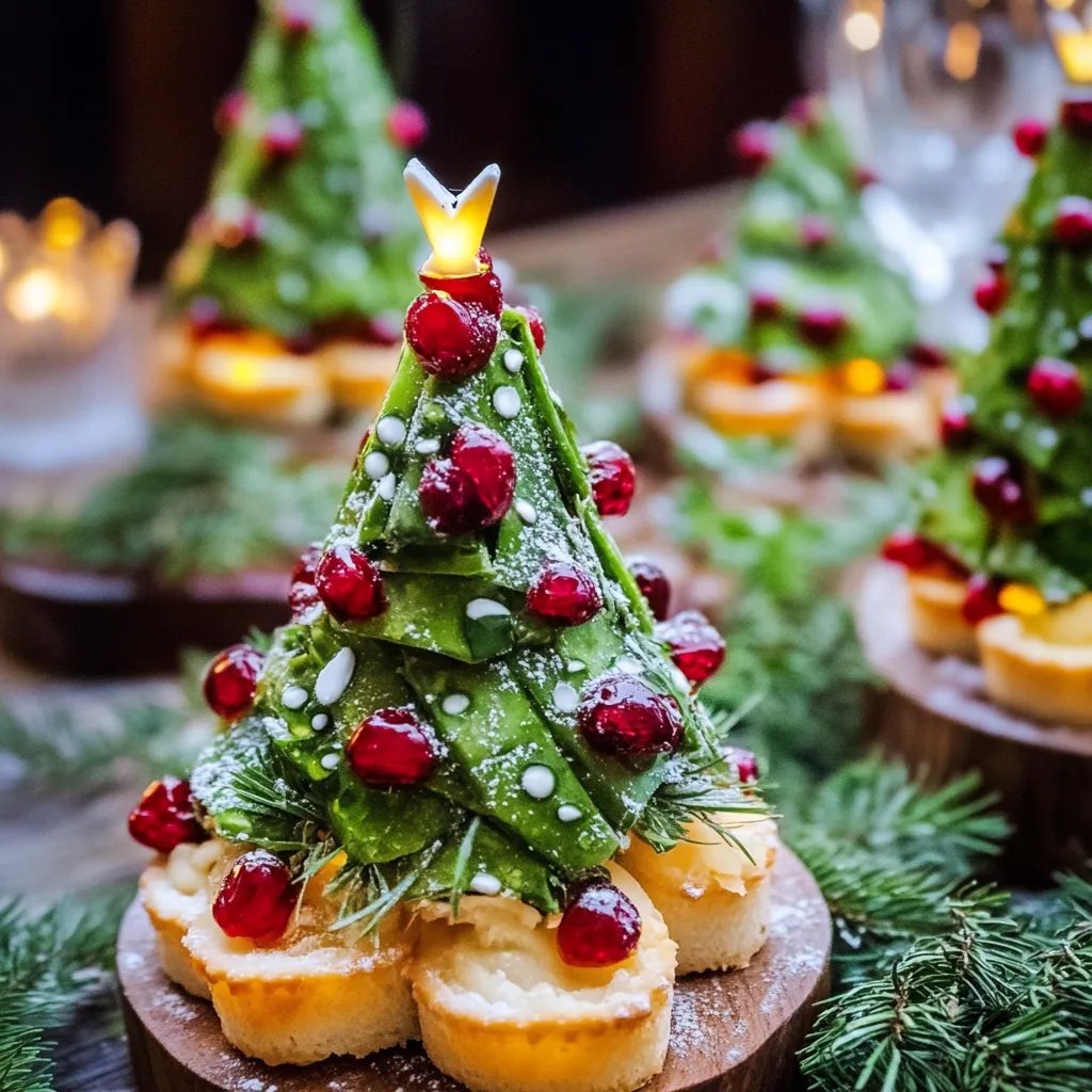 Frischkäse-Weihnachtsbaum