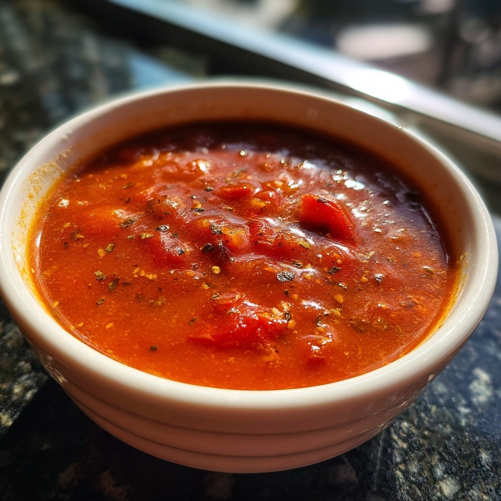 Tomatensuppe mit Chili