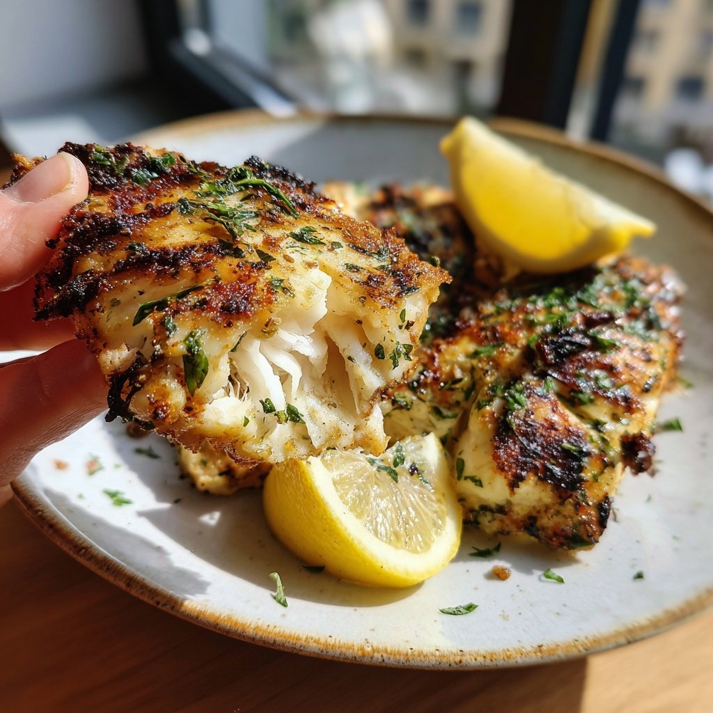 Gesund & Leicht Zitronen-Gegrillter Fisch