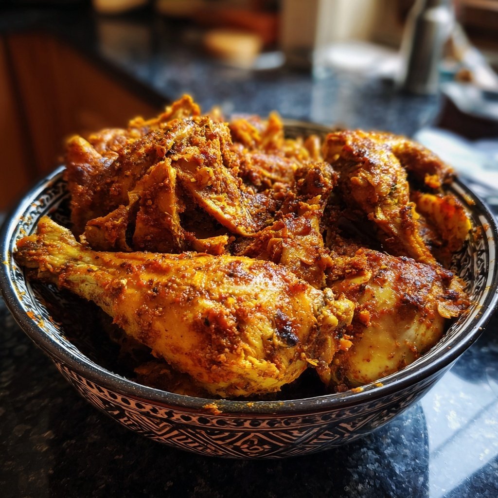 Internationale Küche Marokkanisches Hähnchen-Tagine