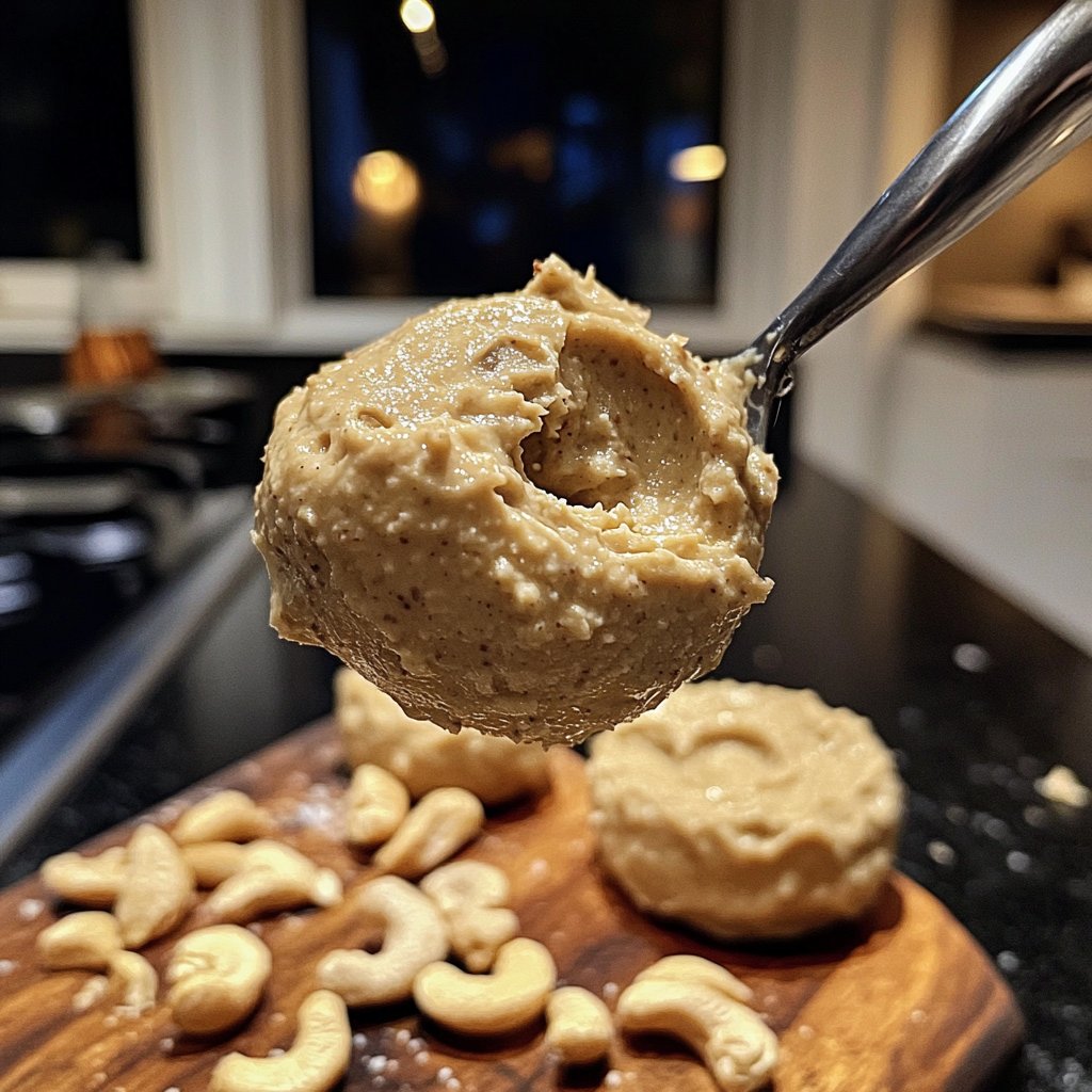 Protein Bällchen mit Cashewmus