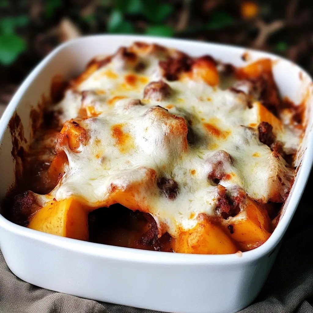 Kürbis-Hackfleisch-Auflauf