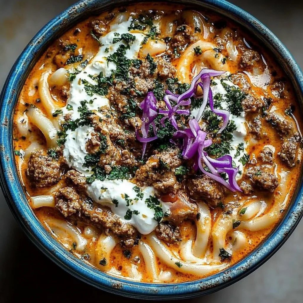 Griechische Kritharaki-Pfanne